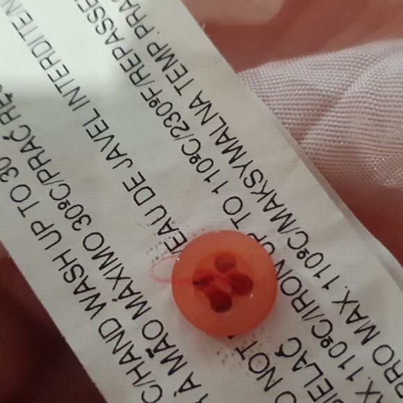 Zara Basic Size 10 12 approx Red White Spot Dress Cotton Silk - Picture 9 of 9